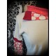 Cream coral red top Threadless - size M/L