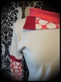 Cream coral red top Threadless - size M/L