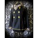 Black jacket w/ yellow details calaveras print - size S/M