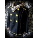 Veste noire détails jaunes motifs calaveras - taille S/M