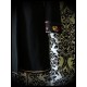 Black coat w/ gold details retro print - size S/M