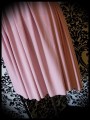 Dust pink dress purple ribbon belt - size S/M