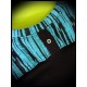 Black top turquoise blue details - size S/M