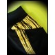 Black mini skirt w/ pockets yellow details - size S/M