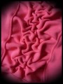 Pink halter dress white details - size M