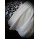 Retro cream dress with big bow - size XS/S