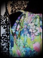 Multicolored loose dress watercolor print - size S/M