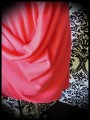 Robe / tunique asymétrique drapée rouge vif - taille M/L
