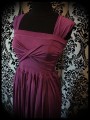 Draped dress w/ bow - made to order