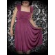 Draped dress w/ bow - made to order