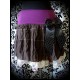 Brown plum skirt w/ black bow - size S/M