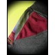 Grey skirt dark red details - size S/M